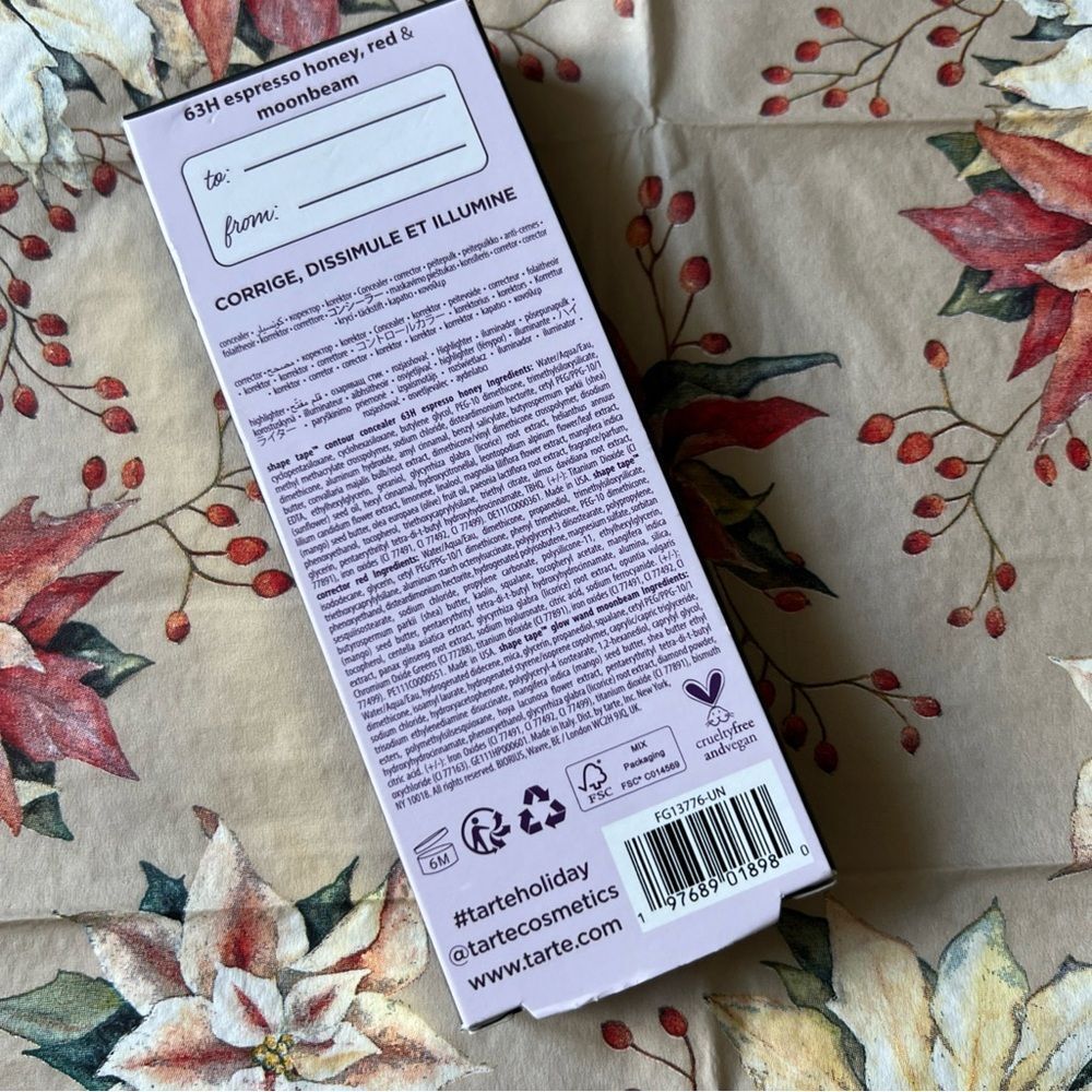 Tarte Shape Tape All Star Squad Correct Conceal Brght 63HEspresso Honey/No offer - Picture 3 of 5